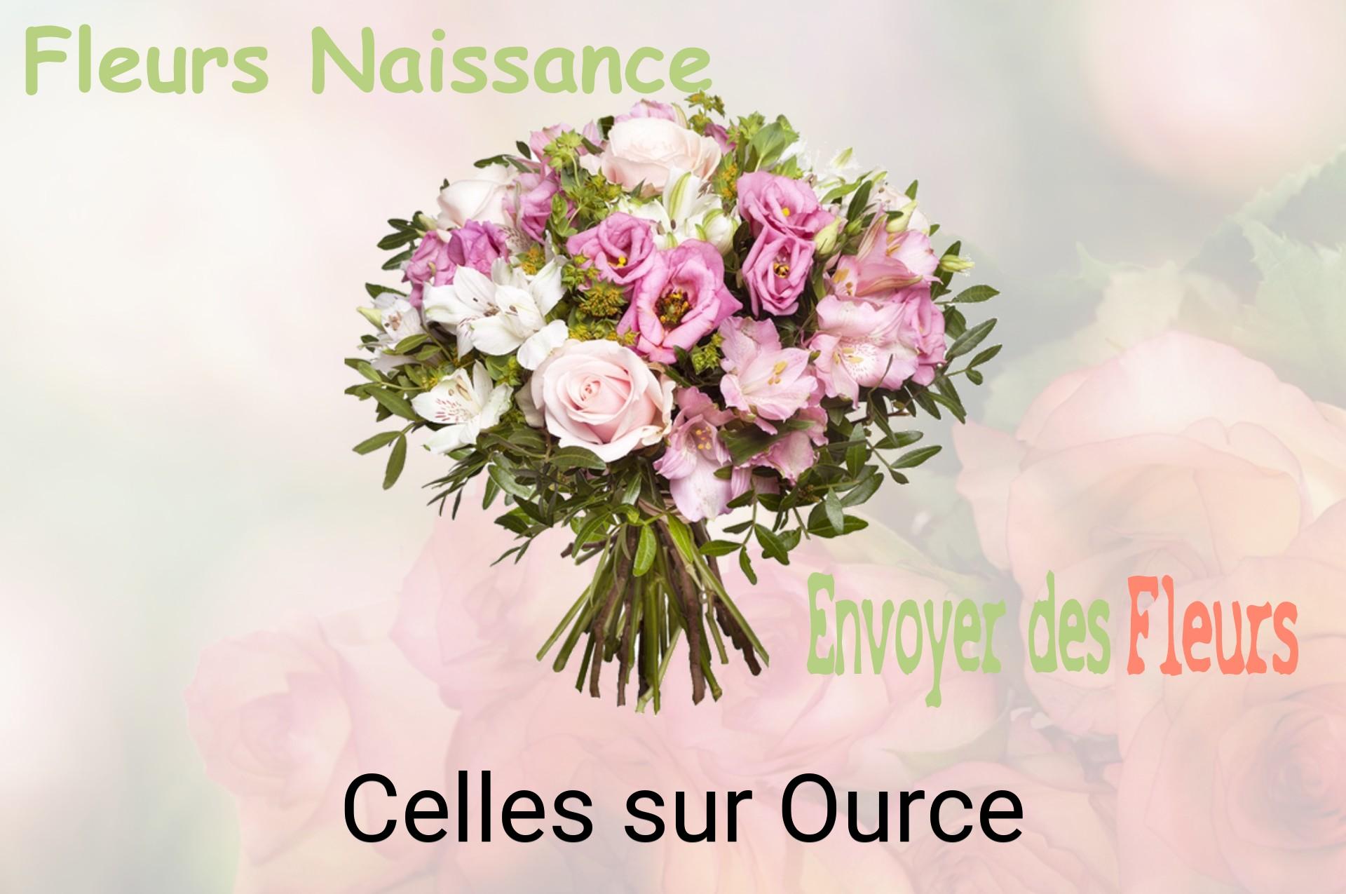 Bouquet de fleurs de naissance livré à Celles-sur-Ource